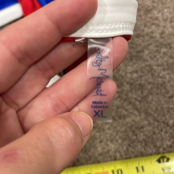 Salty Mermaid Swim Top Patriotic - Picture 5 of 6